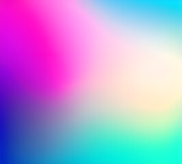 Obraz premium Wave of mixed beautiful gradient colors. smooth transitions. composition and leaking light exposure. Rainbow background. Modern design template. High quality 8k. generative ai 