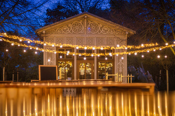 Weihnachtsmarkt an der Schweizer Milchkuranstalt in Magdeburg