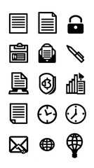 Business Icon, Minimal Simple Logo