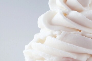 Natonal Whipped Cream Day, close up detail whipped cream delicious texture, January 5
