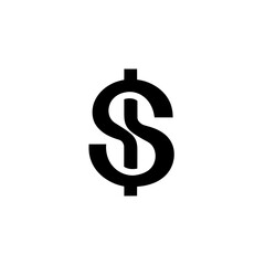 Obraz premium Money Icon, Minimal Simple Logo