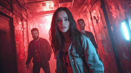 Detail Realistic Intense escape room challenge