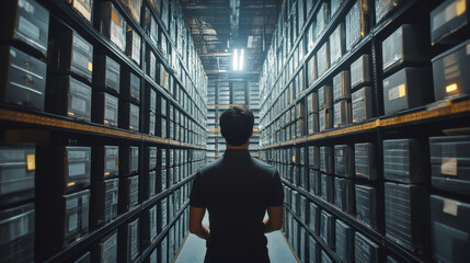 Data centers use cloud computing to analyze massive datasets.  They store, protect, and process online information, including social media data, using powerful servers.