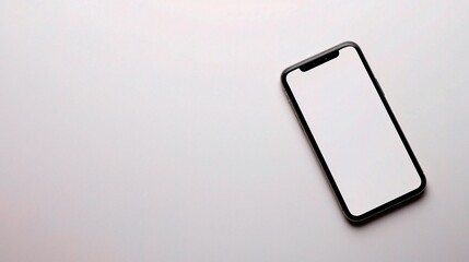 Modern Smartphone Isolated on White Background for Clear Display