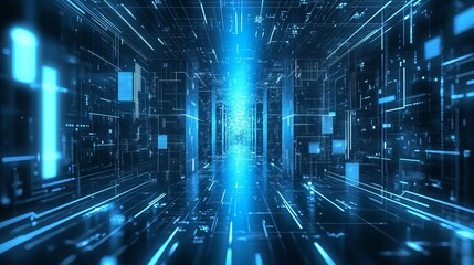 Immerse yourself in a sleek and visionary digital landscape, where cutting-edge technology blends seamlessly with the future. This futuristic backdrop exudes a sense of innovation and progress