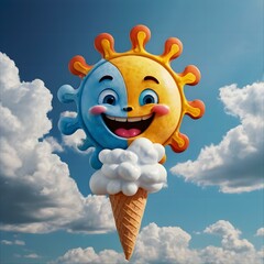 Cheerful Sun Ice Cream