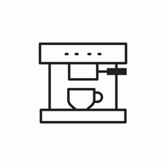 coffee machine icon sign vector