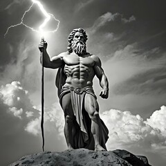 Powerful Poseidon in Storm