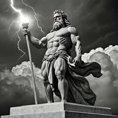 Powerful Poseidon in Storm