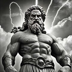 Powerful Poseidon in Storm