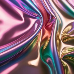 Holographic rainbow foil iridescent texture abstract hologram background
