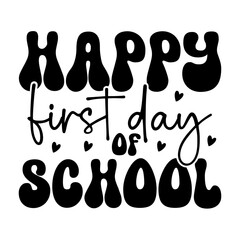 Back To School Saying SVG Design