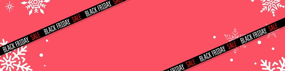 sale banner, black friday