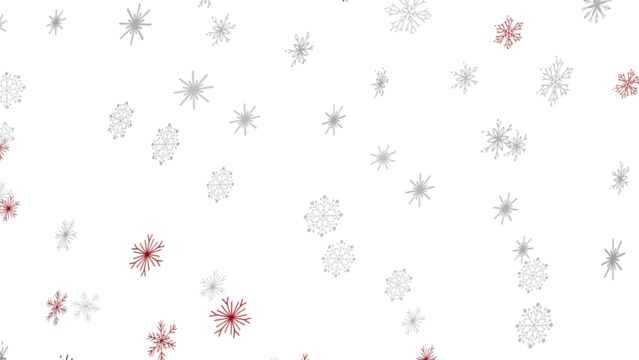 Winter Wonderland: Captivating 3D Illustration of Falling Snowflakes for Christmas