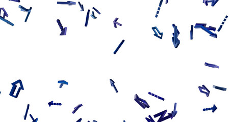 Abstract 3D Arrow Background