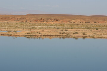 Barrage El Mansour Eddahbi, Ouarzazate Lake in Morocco