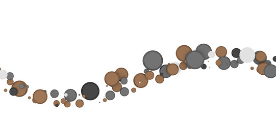 Radiant Revelry: Enthralling 3D Illustration of Shining gold Confetti