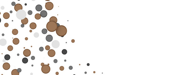 Sparkling Jubilation: Breathtaking 3D Illustration of Sparkling gold Confetti Celebration