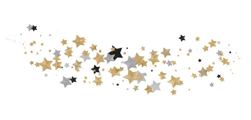 Celestial Extravaganza: 3D Illustration Captures the Beauty of Falling Stars