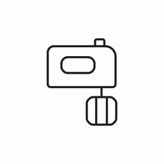 mixer kitchen icon sign vector