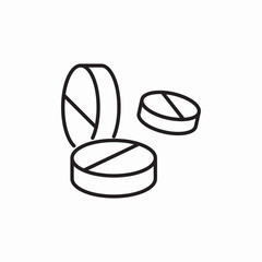 pills medicines icon sign vector