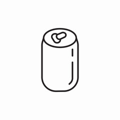 soda can icon sign vector