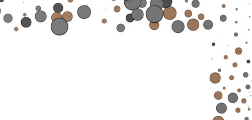  Colorful confetti on white background