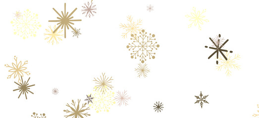 Festive Snowstorm: Magnificent 3D Illustration Showcasing Falling Christmas Snowflakes