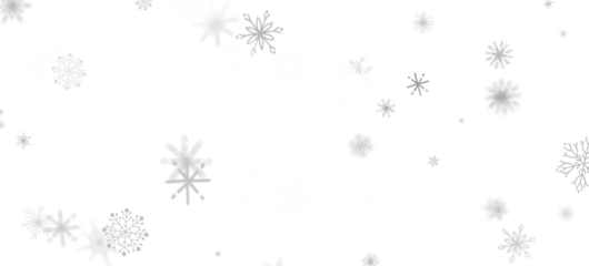 Snowflake Bliss: Striking 3D Illustration Showcasing Falling Holiday Snowflakes