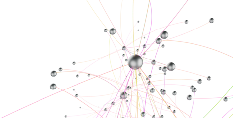 abstract futuristic network on background illustration