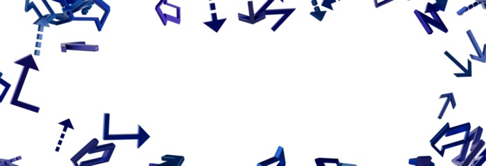 Abstract Blue Arrows Background