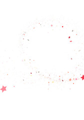Stars - Festive christmas card. Isolated illustration white background. -