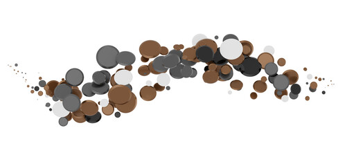  Sky confetti flying in the sky during Pride parade