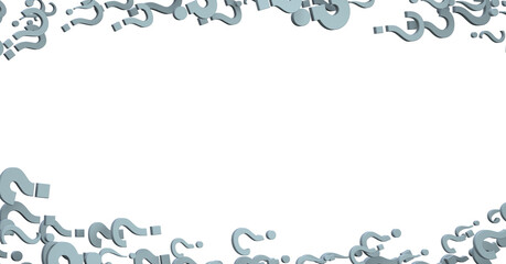 question mark symbols for FAQ, information, problem, and solution