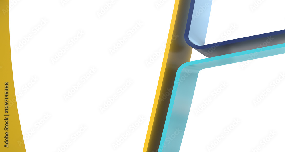 Poster Mosaic triangular low poly style abstract geometric background - Divider 3d