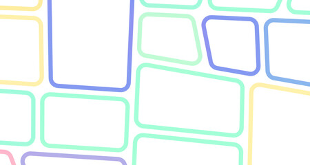 Color Blend Rainbow Trendy Low Poly BG Design - Divider 3d