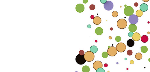 Multicolored paper confetti on transparent background. Realistic confetti flying. Colorful scattered items to holiday decorations.