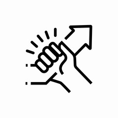 growth hacking icon sign vector