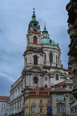 Obraz premium Majestic Dome: St. Nicholas Church, Prague