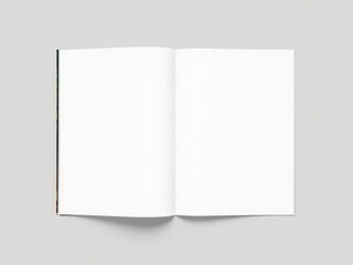 A magazine cover mockup against a grey background, featuring a sleek and modern design, mockup, graphic