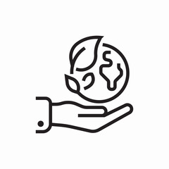 eco system care icon sign vector