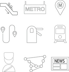 metro icon