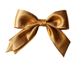 golden bow fabric png
