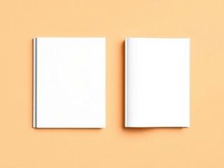 Book cover mockup featuring a blank editable background for easy customization, editable, custom, background