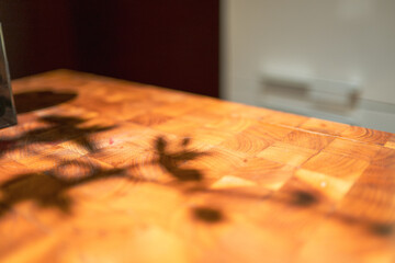 close up of a table with a floor