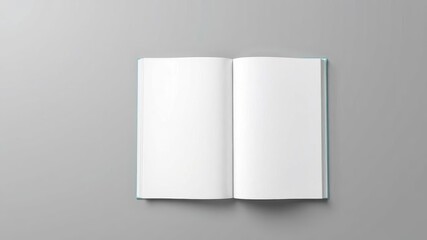 Modern front and back book cover mockup template with minimalistic design and blank space for customization, book, modern