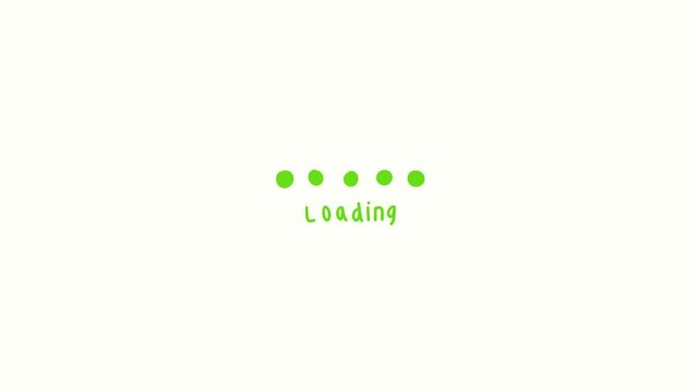 Loading animation handdrawn