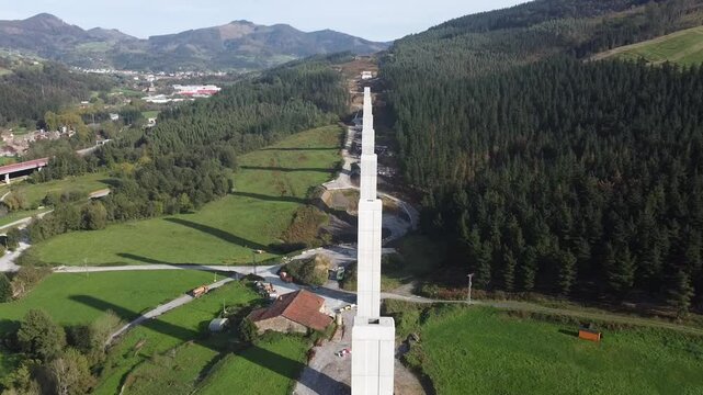 tomas ereas de las obras del Tren de Alta Velocidad (TAV) en el Pa&iacute;s Vasco
