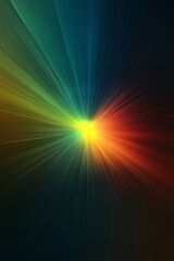 Obraz premium Dynamic color burst abstract art digital design modern aesthetics close-up view vibrant energy