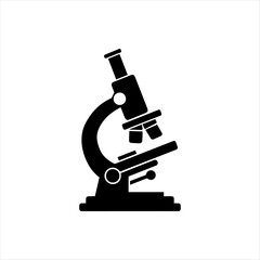 microscope vector silhouette high quality image 
